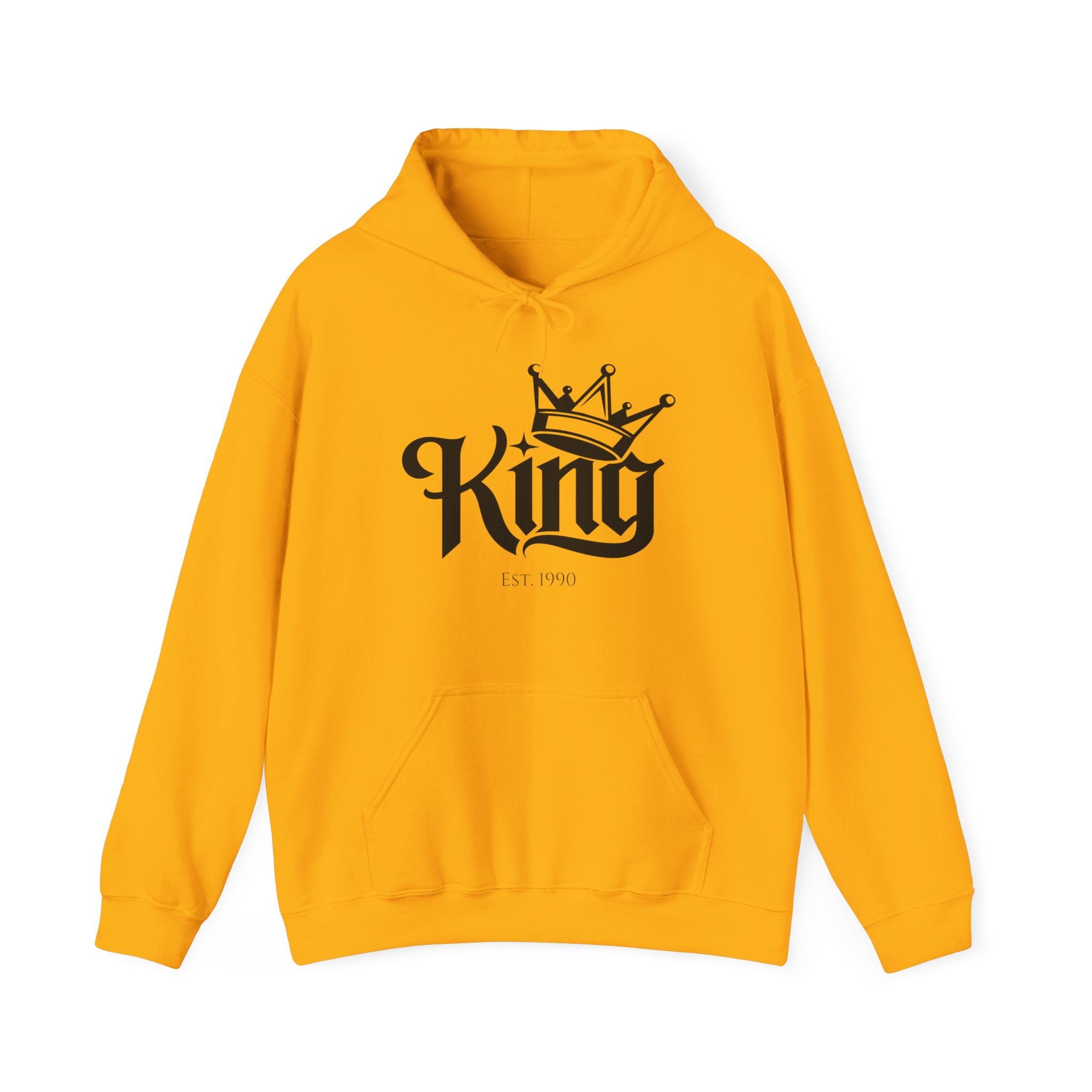 King Crown Hoodie – Minimal “King” Pullover Sweatshirt
