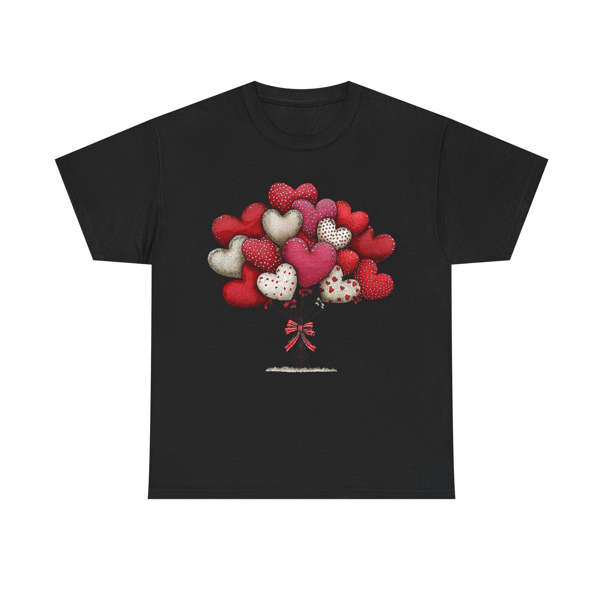 Valentine Heart Balloon Bouquet Tee