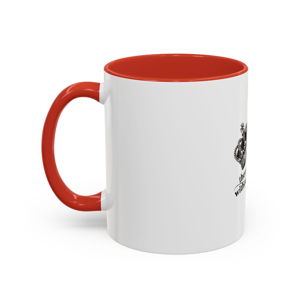 “There’s No King Without His Queen” Crown Couple Coffee Mug