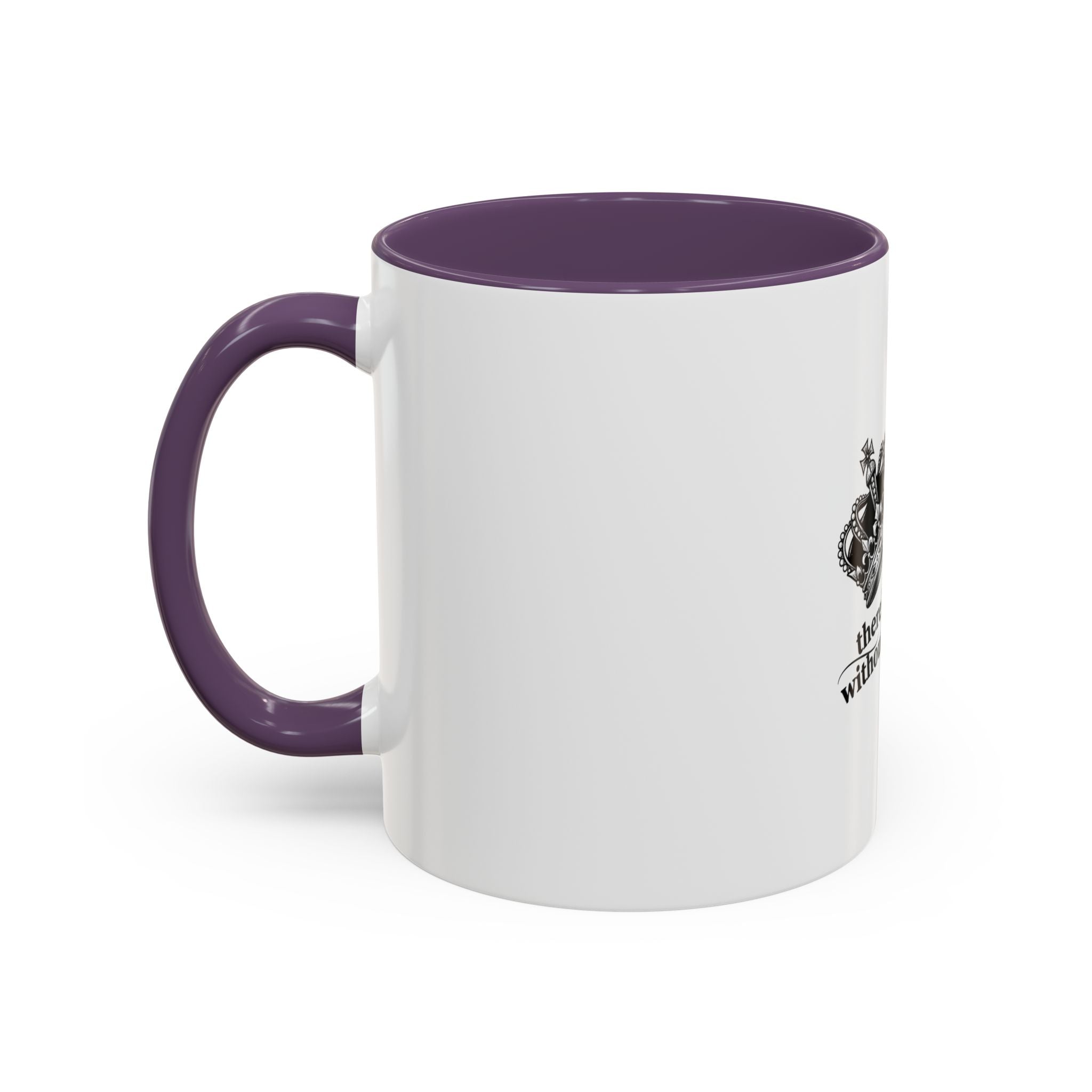 “There’s No King Without His Queen” Crown Couple Coffee Mug