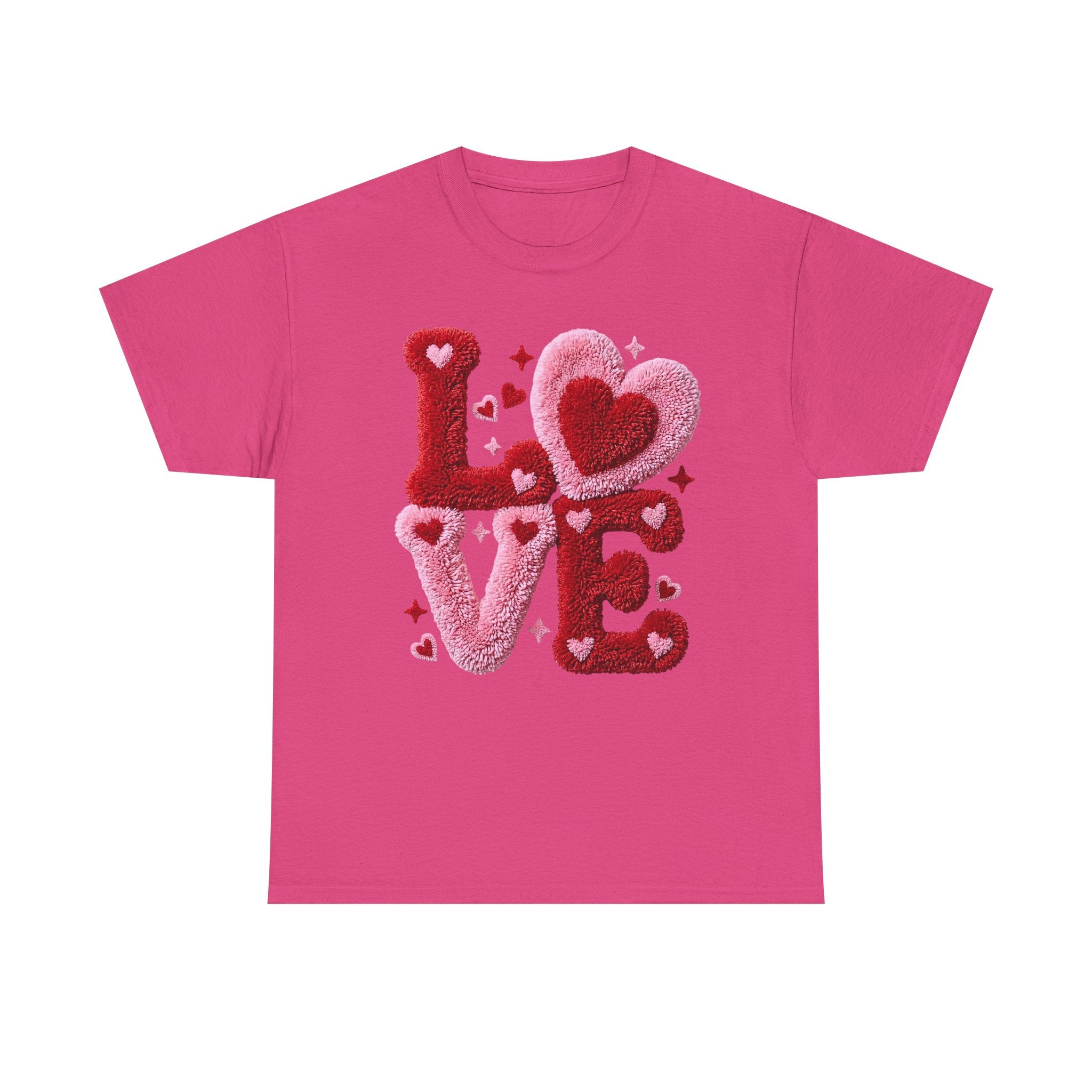 Love Heart Graphic Tee – Cozy Valentine’s Day Love Shirt