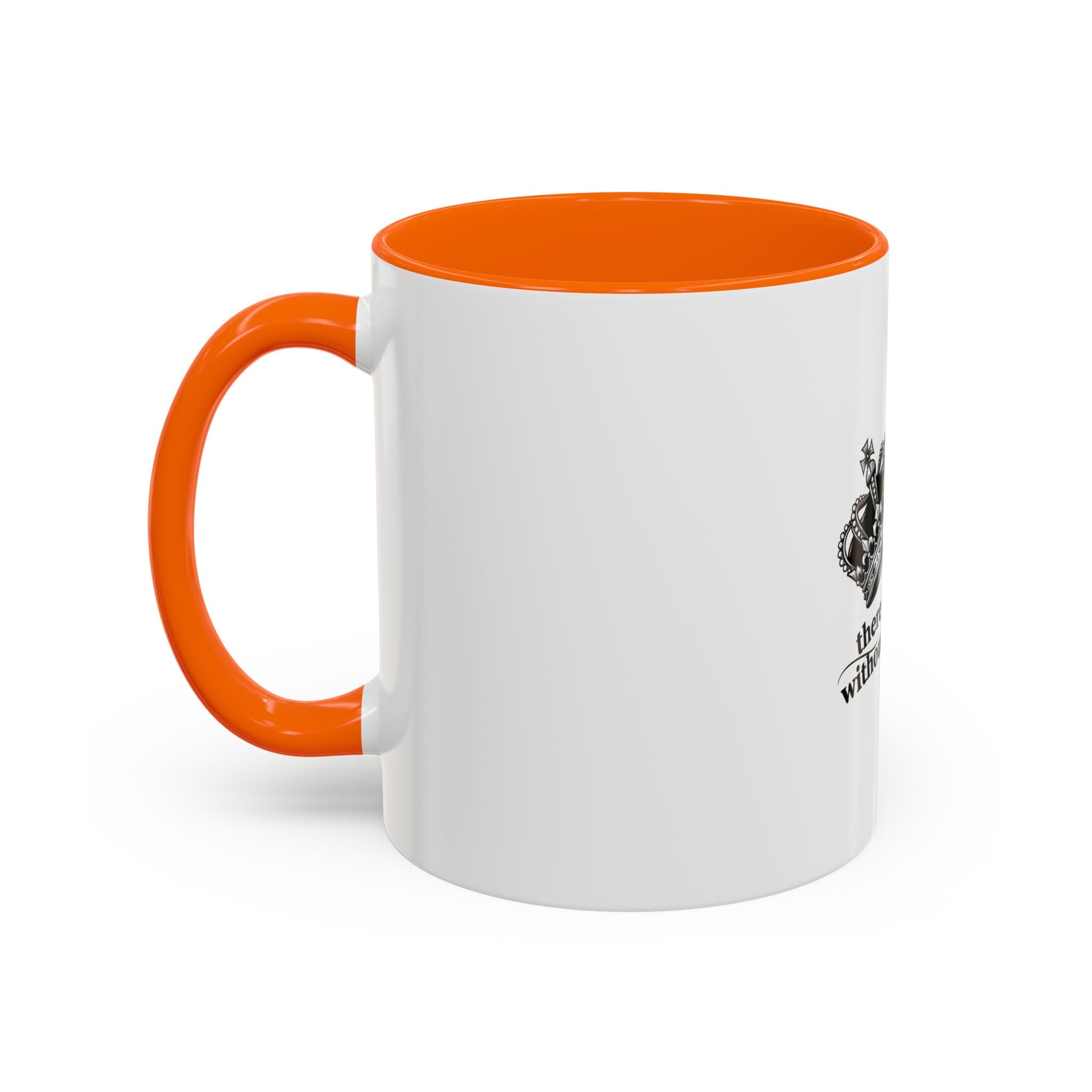 “There’s No King Without His Queen” Crown Couple Coffee Mug