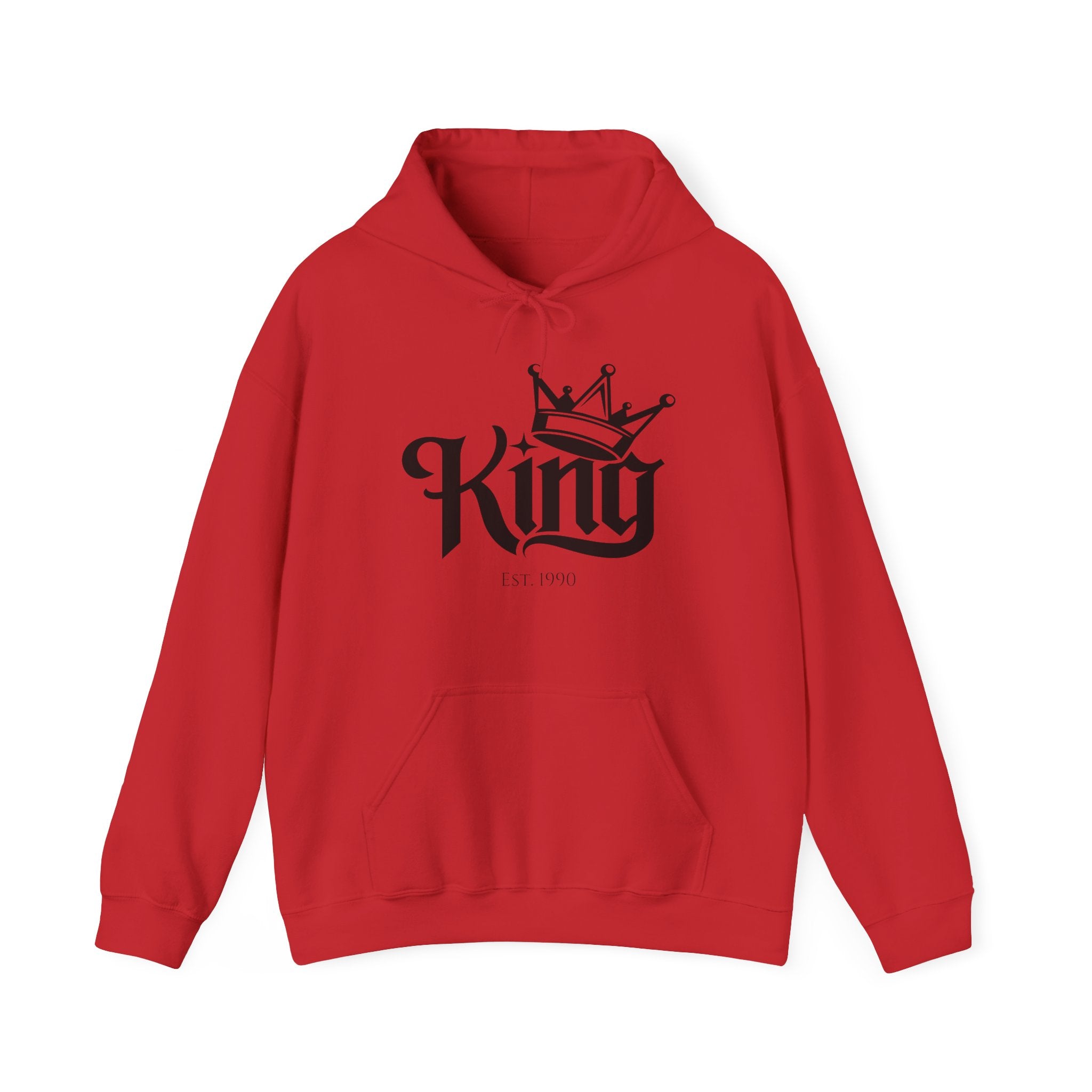 King Crown Hoodie – Minimal “King” Pullover Sweatshirt