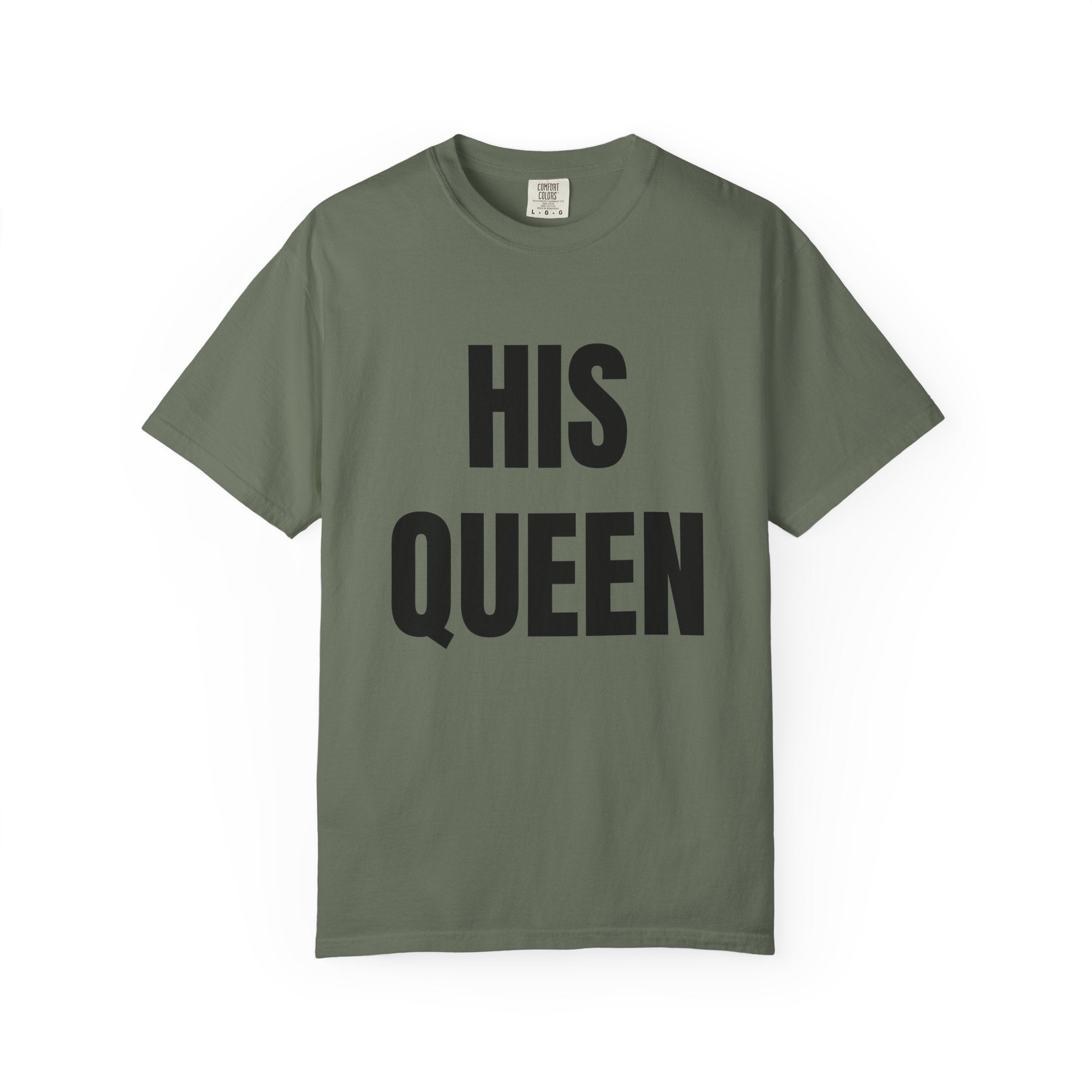 His Queen T-Shirt — Bold Couple Tee for Valentine’s Day & Anniversaries