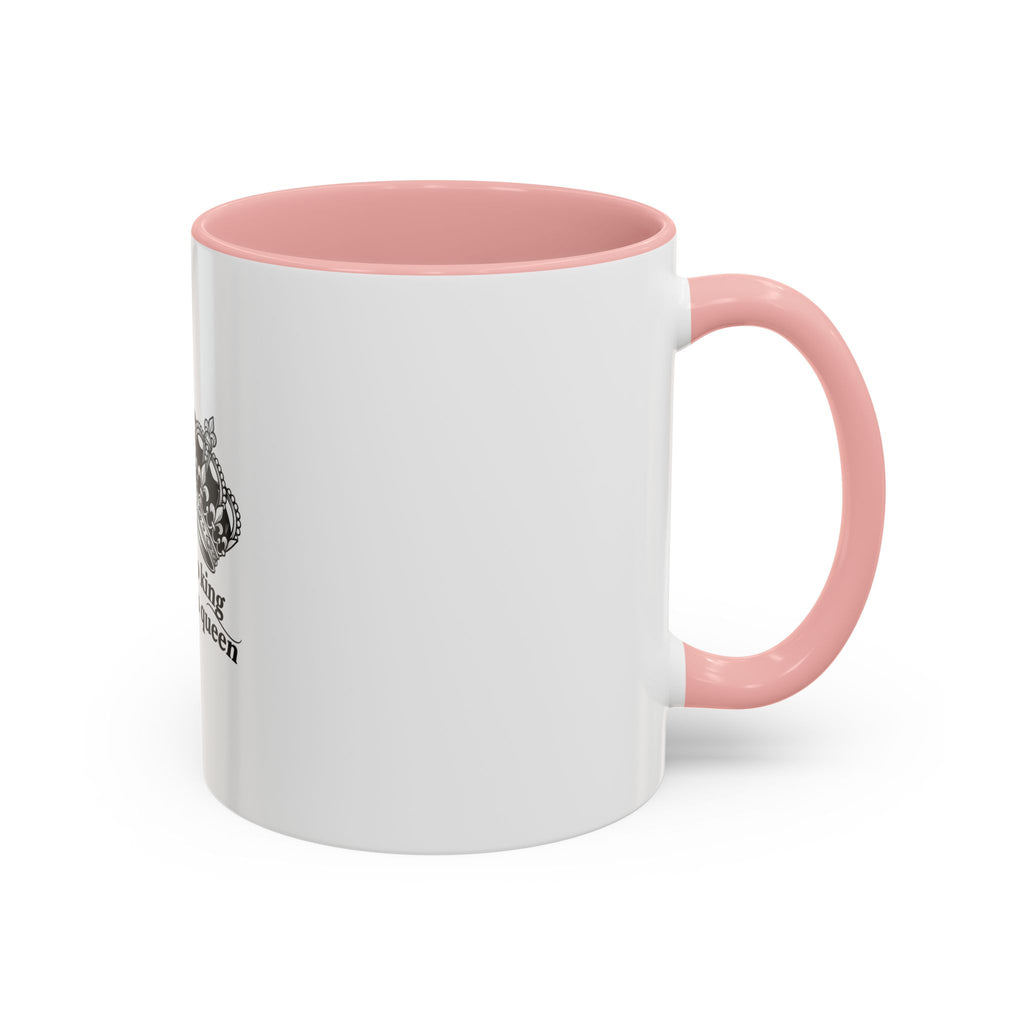 “There’s No King Without His Queen” Crown Couple Coffee Mug