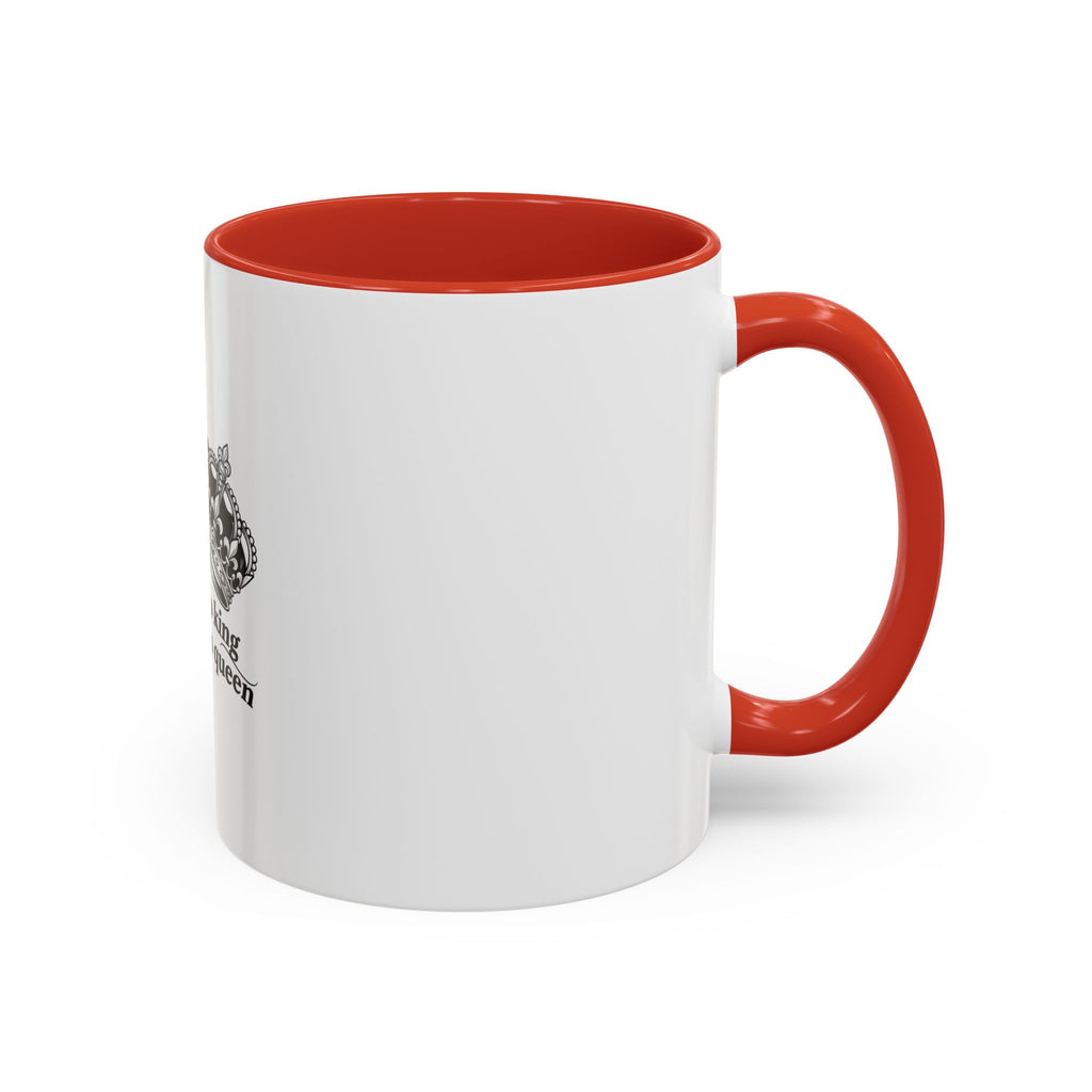 “There’s No King Without His Queen” Crown Couple Coffee Mug