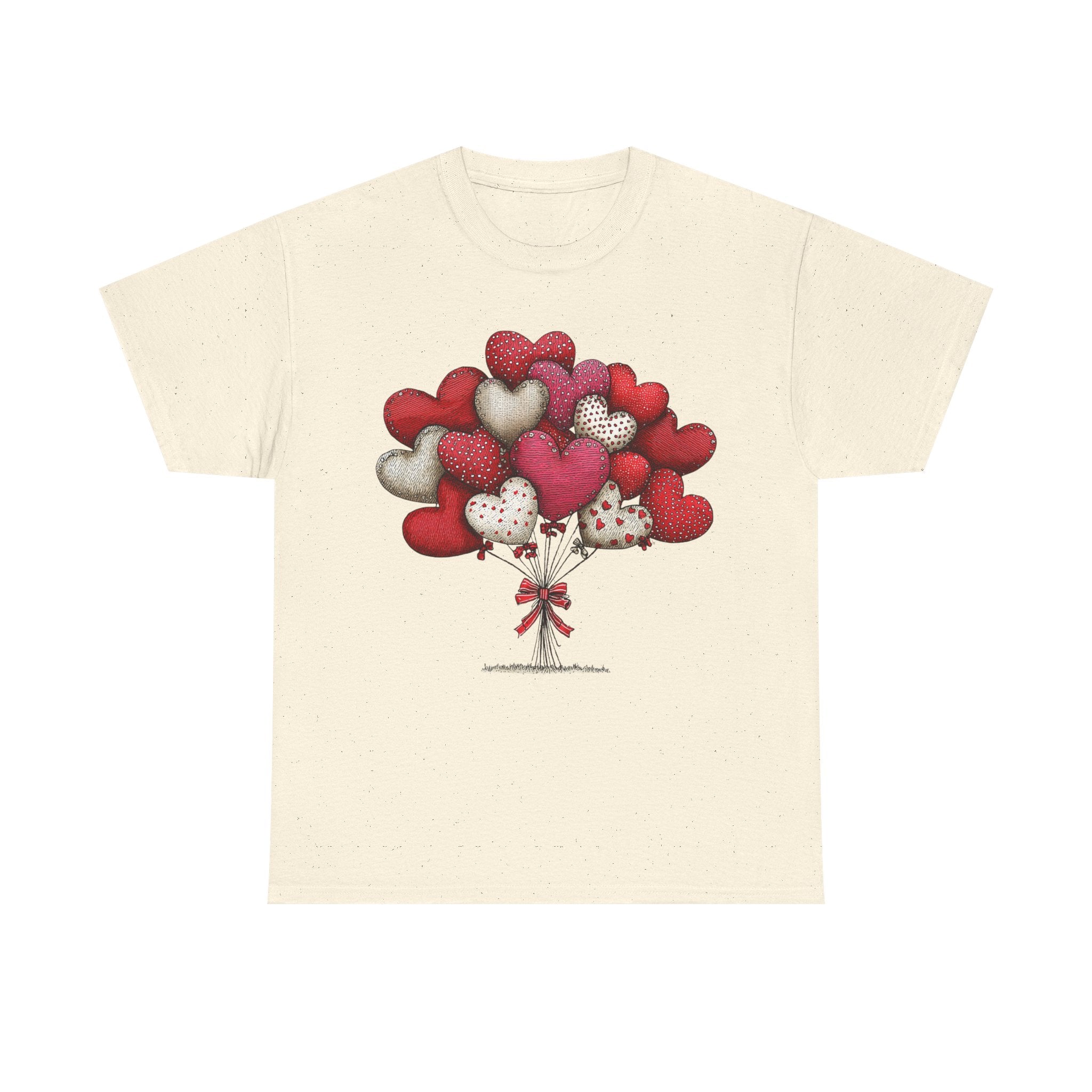 Valentine Heart Balloon Bouquet Tee