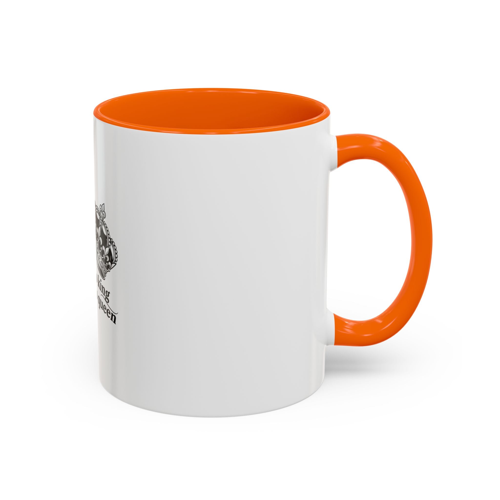 “There’s No King Without His Queen” Crown Couple Coffee Mug