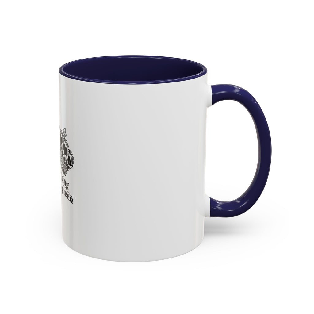 “There’s No King Without His Queen” Crown Couple Coffee Mug